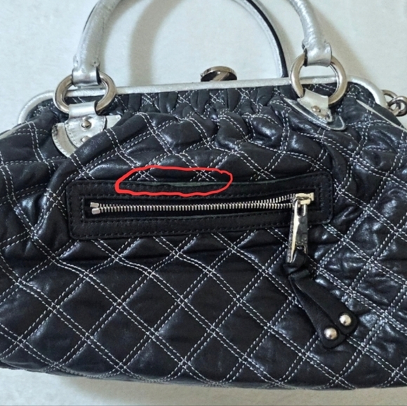 Marc by Marc Jacobs Resort Collection Stam Black Leather + Silver Chain - Picture 15 of 15